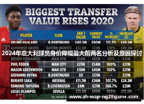 2024年意大利球员身价降幅最大前两名分析及原因探讨