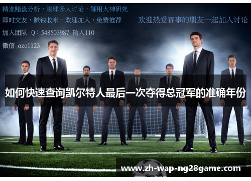 如何快速查询凯尔特人最后一次夺得总冠军的准确年份